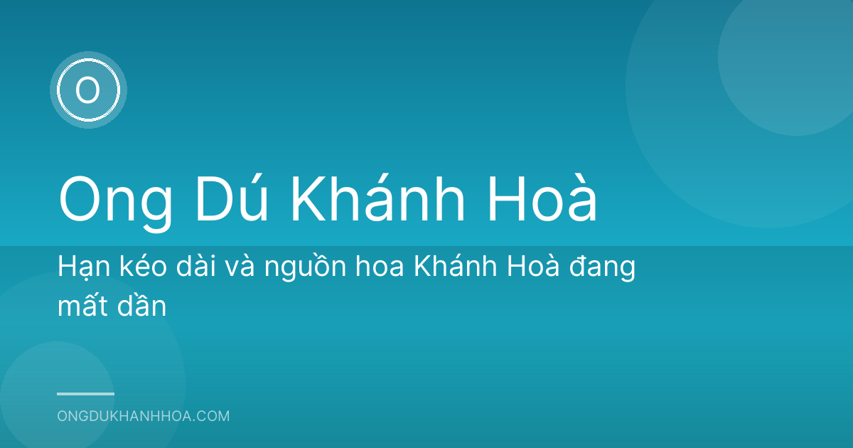 Hạn kéo dài và nguồn hoa Khánh Hoà đang mất dần